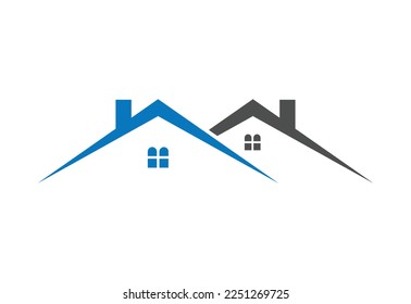 Real estate house logo design, Vector design concept