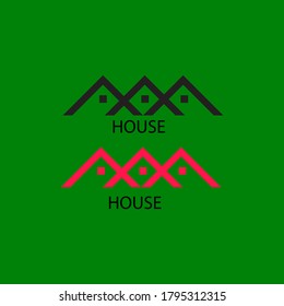 Real estate house logo. house logotype. Simple home icon design. Home logo concept 
