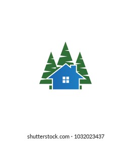 Real estate house logo template