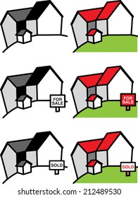 Real Estate House Logo (Vector)