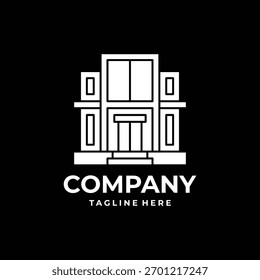 Real Estate House Logo Vector, Modern Building and Homestay Brand Identity Designs