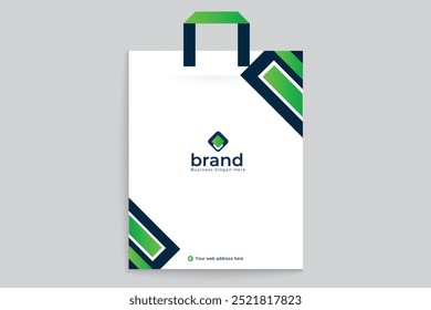 Real estate house property shopping bag design template