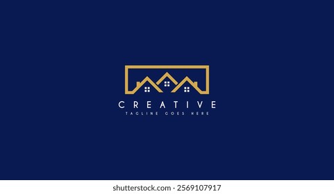 Real estate, House, Resort, Villa Logo design.