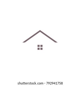 Real Estate House Roof Logo Template