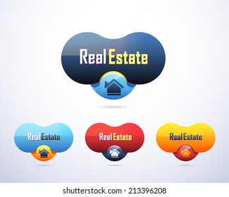 Real Estate - House Vector Icons Set 