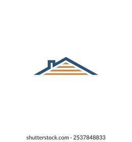 Design de logotipo de vetor de casa de imóveis