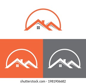 Real Estate Houses Logo. Vector illustration