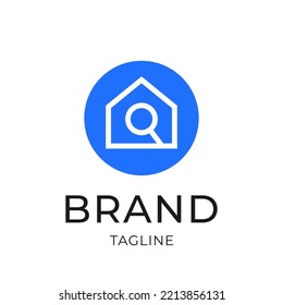Real Estate Housing Search Logo design.