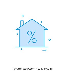 Real Estate icon design vector