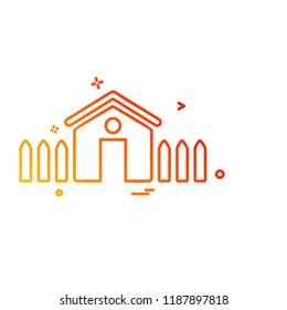 Real Estate icon design vector