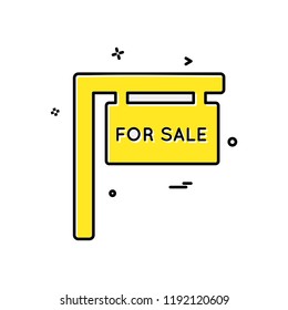 Real Estate icon design vector