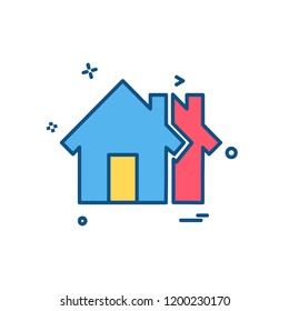 Real Estate icon design vector