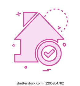 Real Estate icon design vector