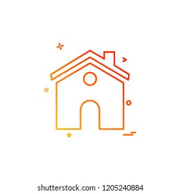 Real Estate icon design vector