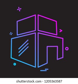 Real Estate icon design vector