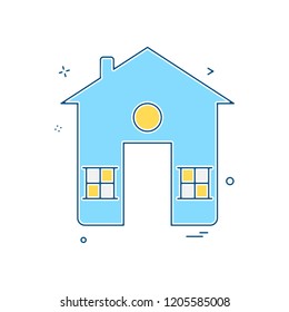 Real Estate icon design vector