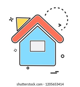 Real Estate icon design vector