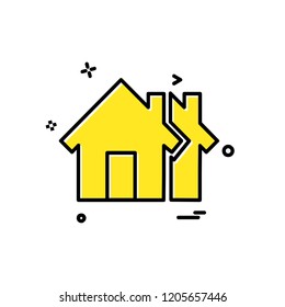 Real Estate icon design vector