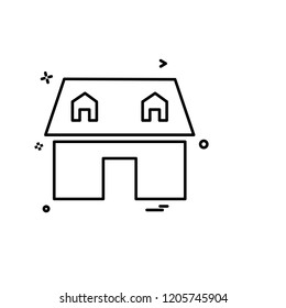 Real Estate icon design vector