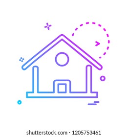 Real Estate icon design vector 
