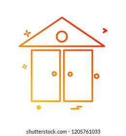 Real Estate icon design vector 