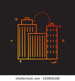 Real Estate icon design vector
