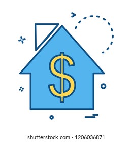 Real Estate icon design vector