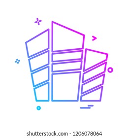 Real Estate icon design vector