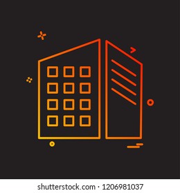 Real Estate icon design vector