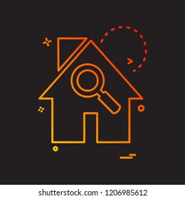 Real Estate icon design vector