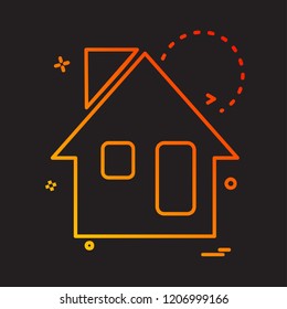 Real Estate icon design vector
