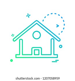 Real Estate icon design vector 