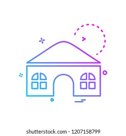 Real Estate icon design vector