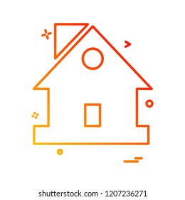 Real Estate icon design vector