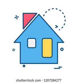 Real Estate icon design vector