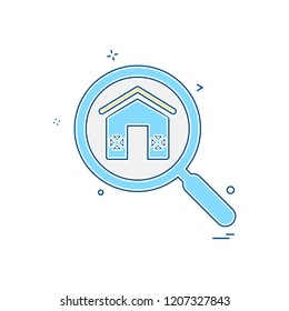 Real Estate icon design vector