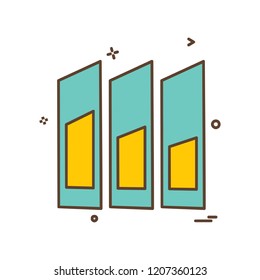 Real Estate icon design vector