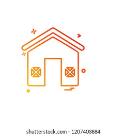 Real Estate icon design vector