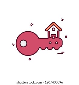 Real Estate icon design vector