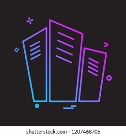 Real Estate icon design vector