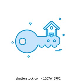 Real Estate icon design vector