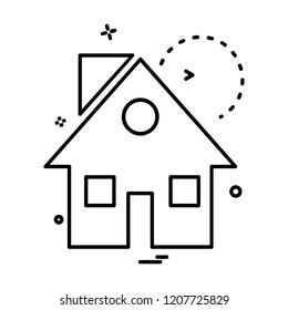 Real Estate icon design vector