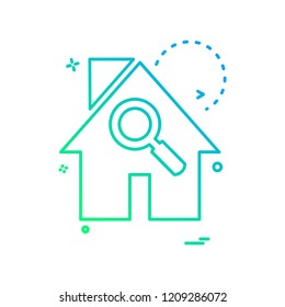 Real Estate icon design vector