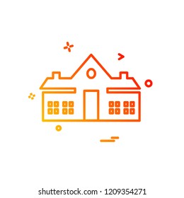 Real Estate icon design vector