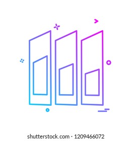 Real Estate icon design vector