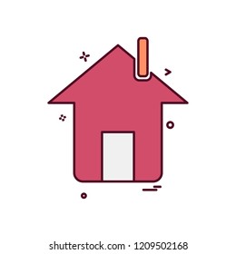 Real Estate icon design vector