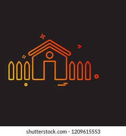 Real Estate icon design vector