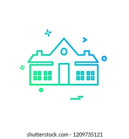 Real Estate icon design vector