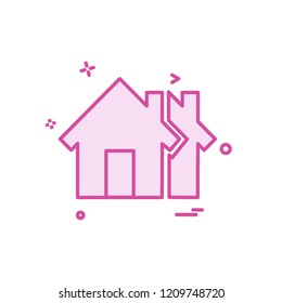Real Estate icon design vector