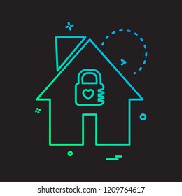 Real Estate icon design vector